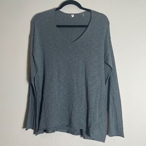 Margaret O’Leary Grey Cotton Top Size Medium